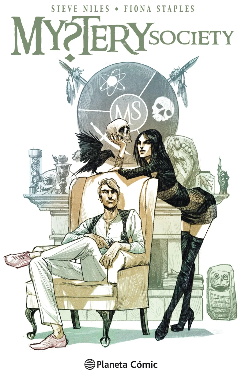 Portada: Mystery Society (novela gráfica)