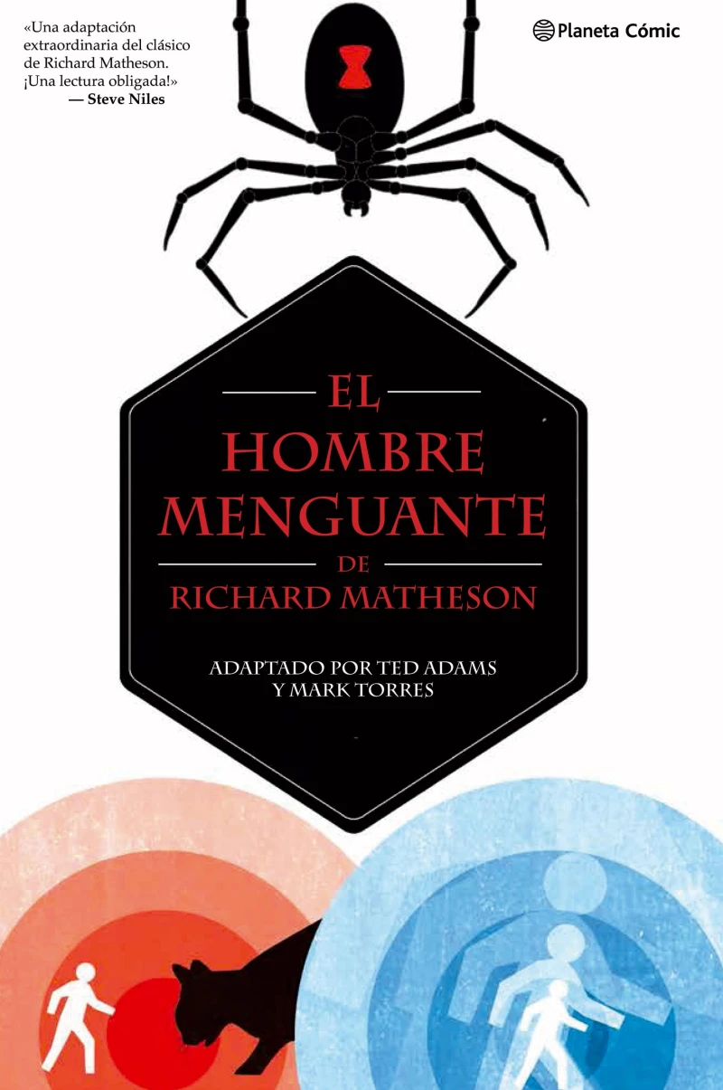 Portada: El hombre menguante (novela gráfica)