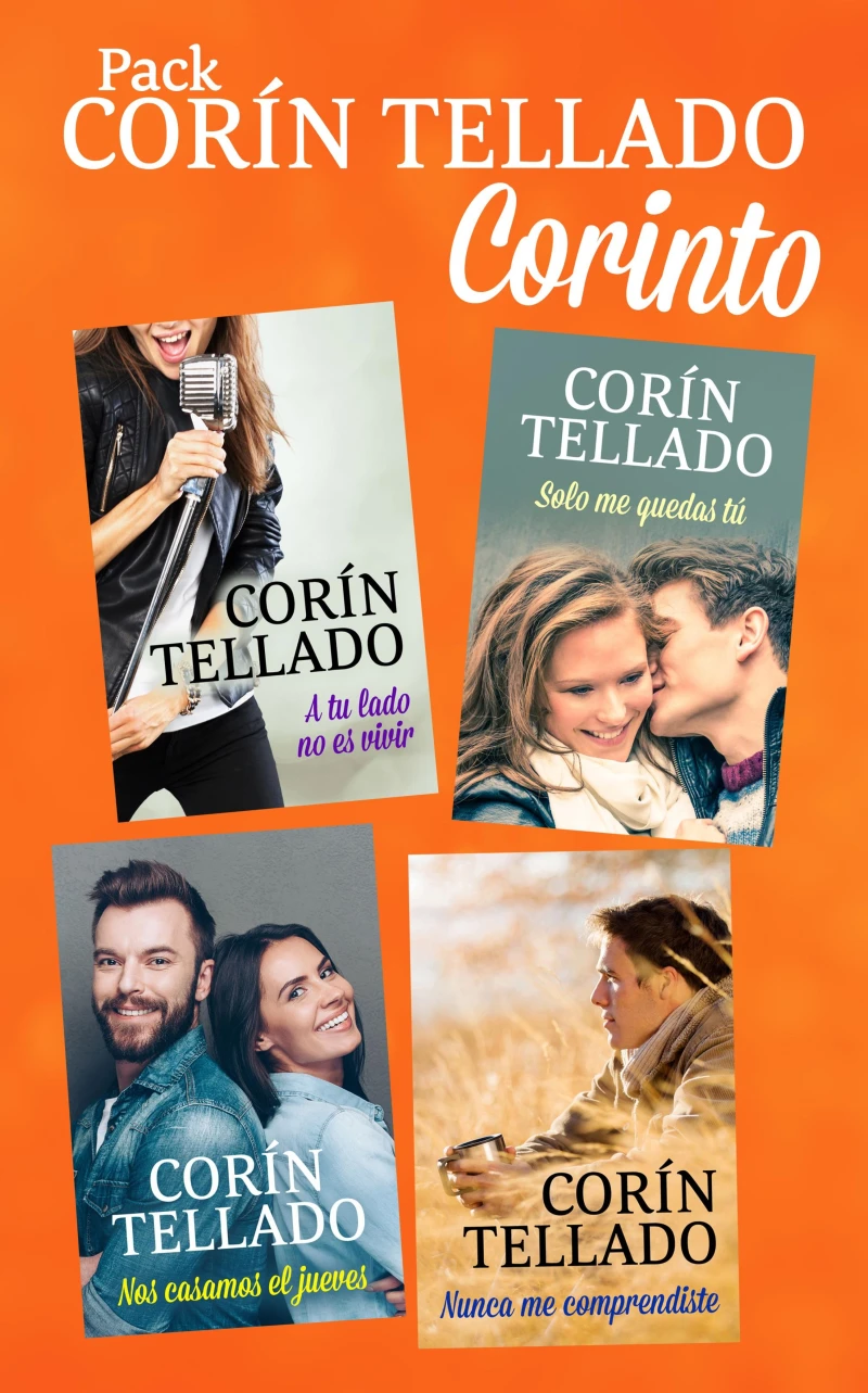 Portada: Pack Corín Tellado 4 (Corinto)