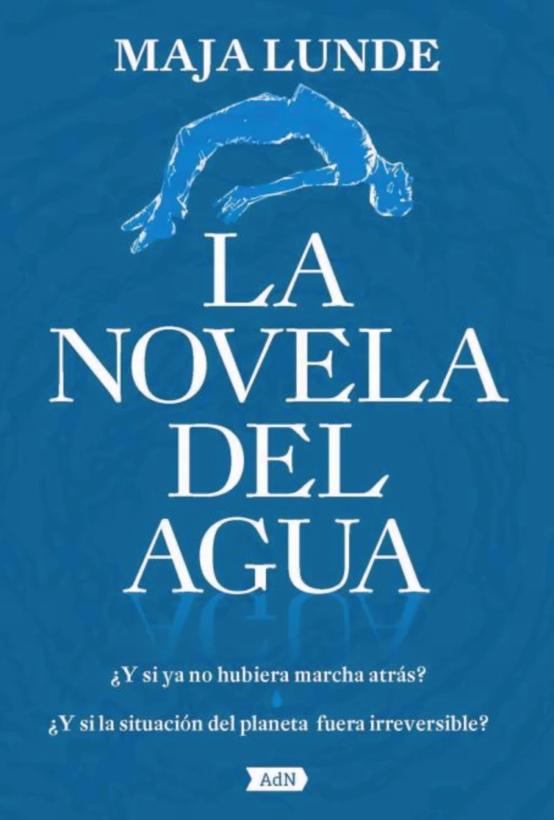Portada: La novela del agua (AdN)