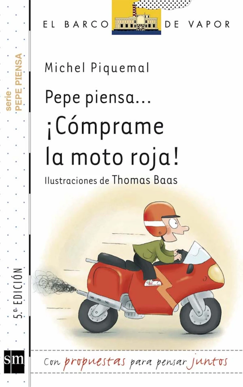 Portada: Pepe piensa... ¡Cómprame la moto roja!