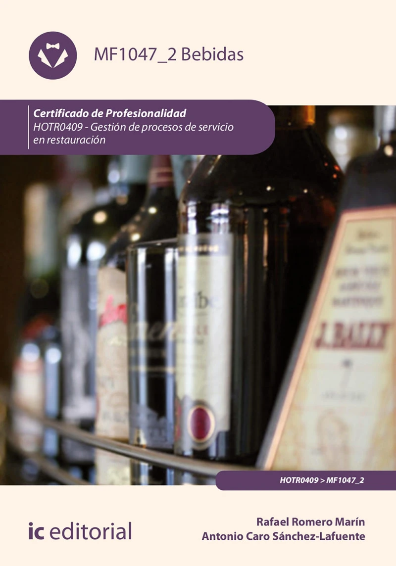 Portada: Bebidas. HOTR0409