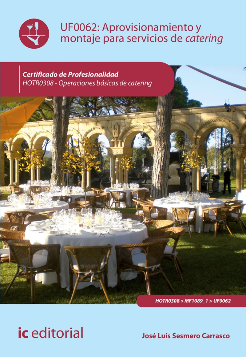 Portada: Aprovisionamiento y montaje para servicios de catering. HOTR0308