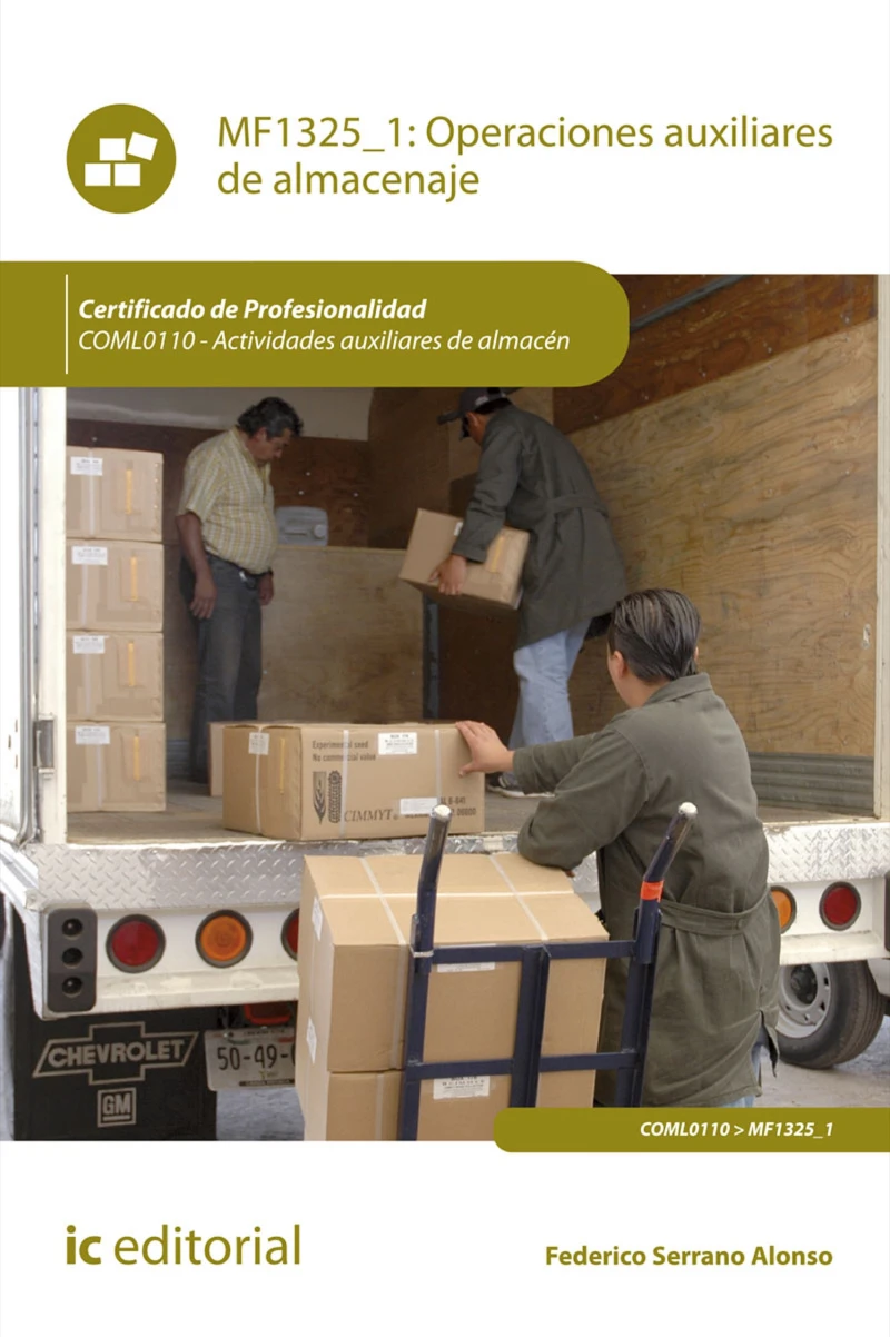 Portada: Operaciones auxiliares de almacenaje. COML0110