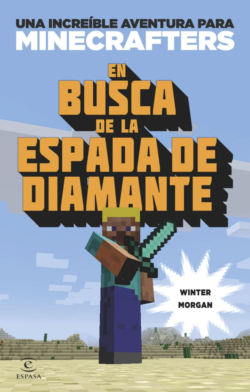 Portada: Minecraft. En busca de la espada de diamante