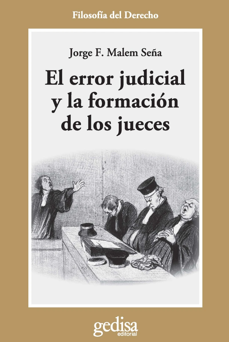 Portada: El error judicial y la formación de jueces