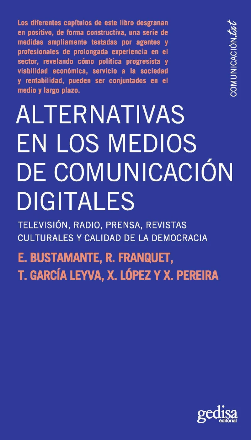 Portada: Alternativas en los medios de comunicación digitales