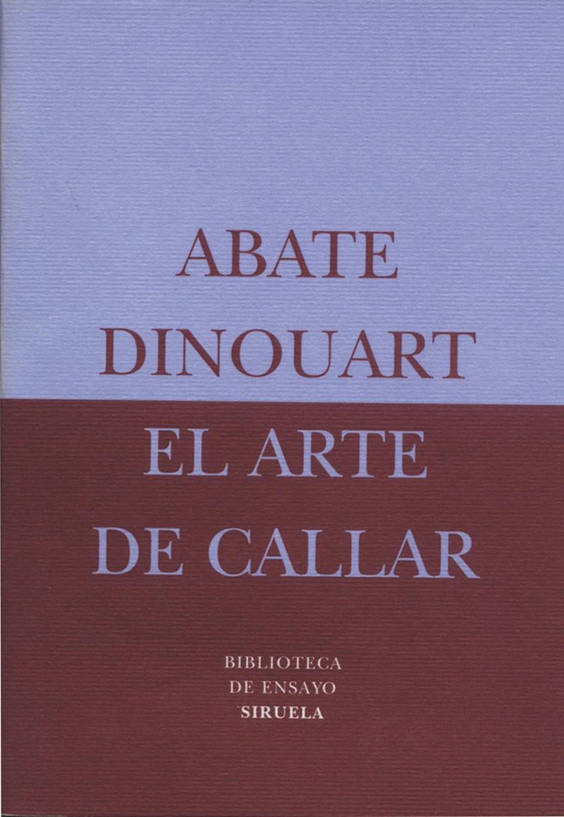 Portada: El arte de callar