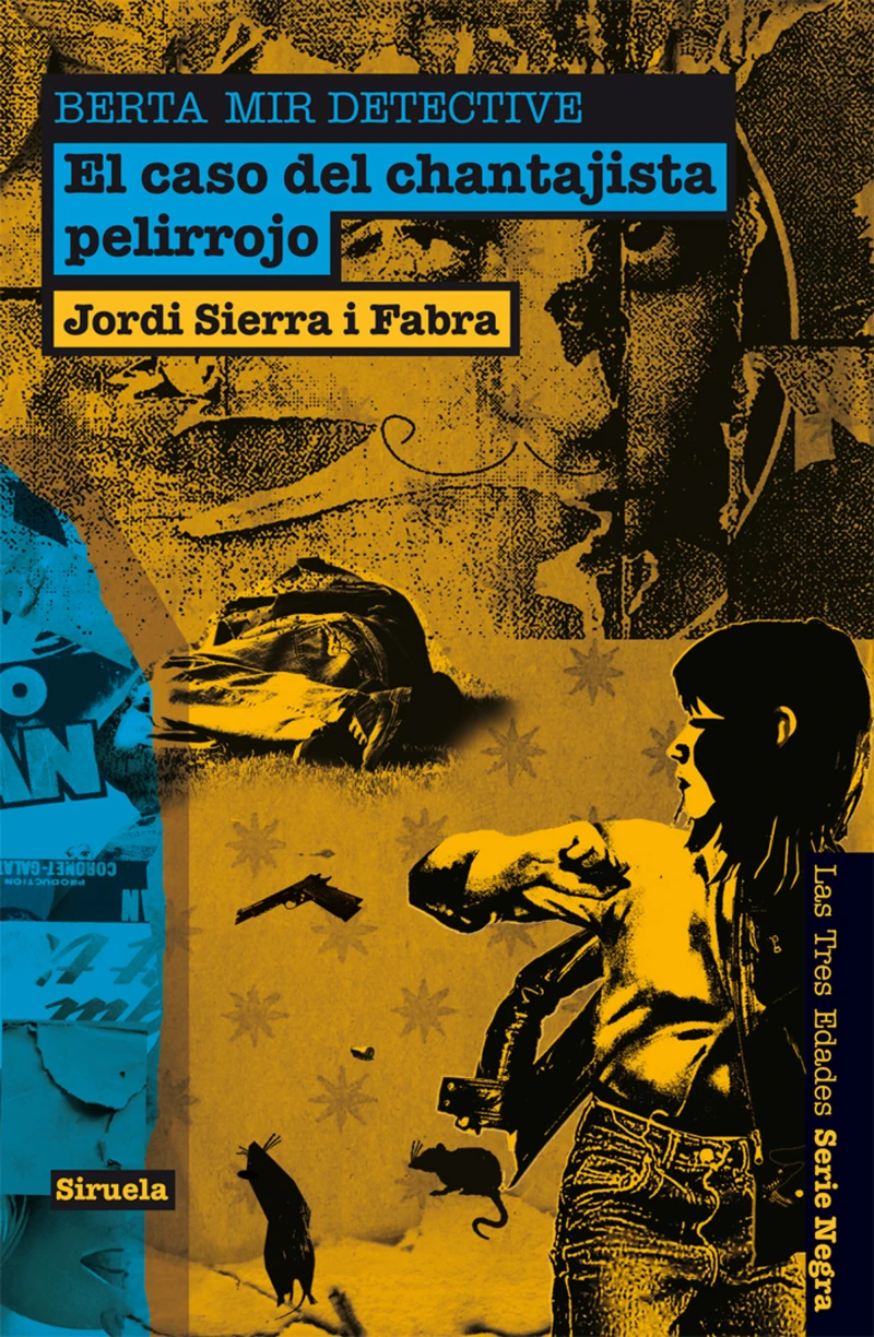 Portada: El caso del chantajista pelirrojo. Berta Mir detective