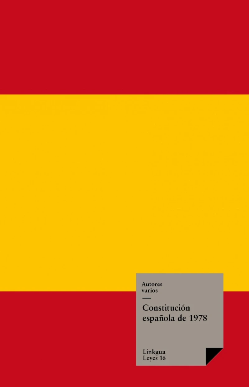 Portada: Constitución española de 1978