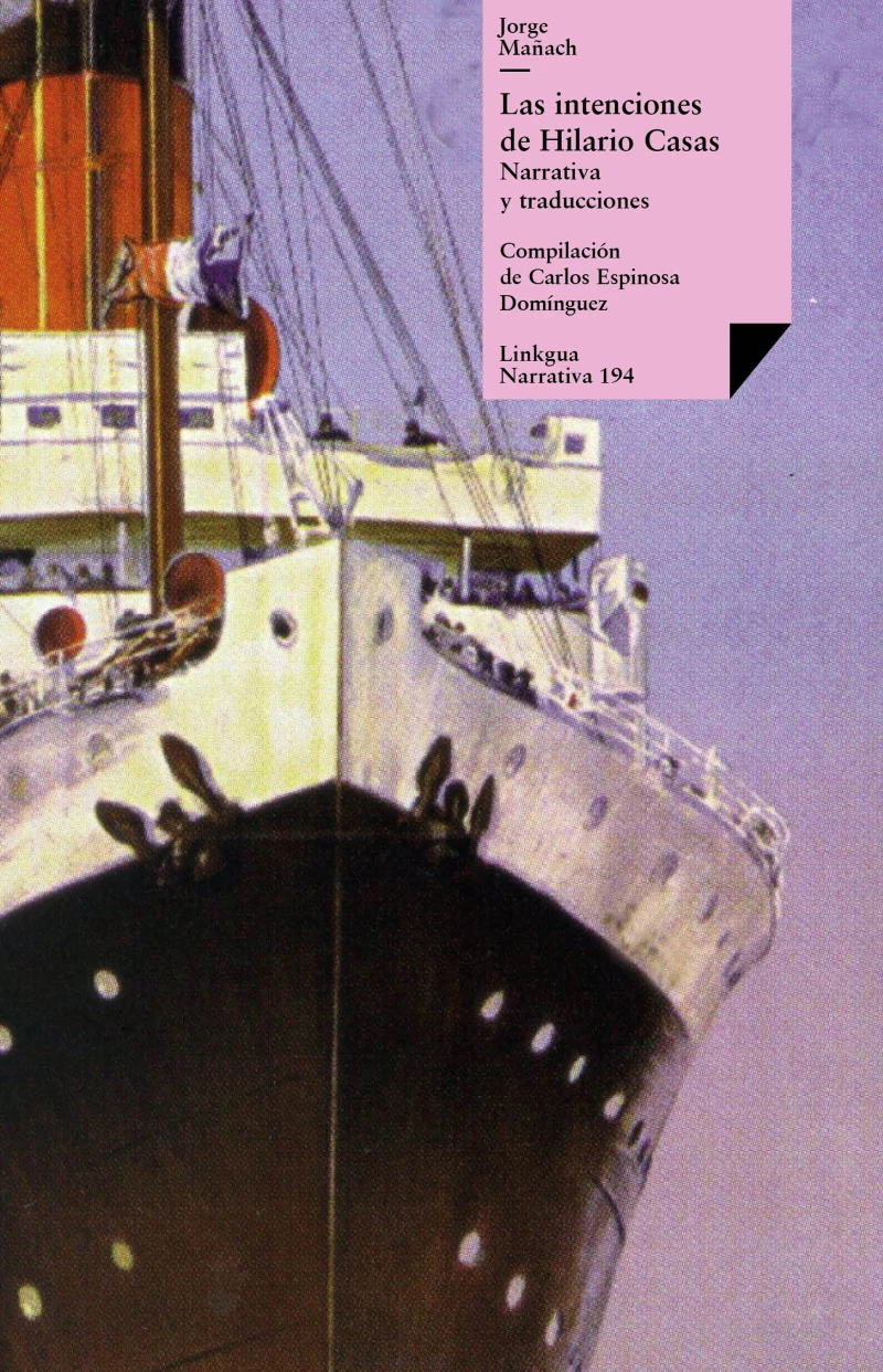 Portada: Las intenciones de Hilario Casas