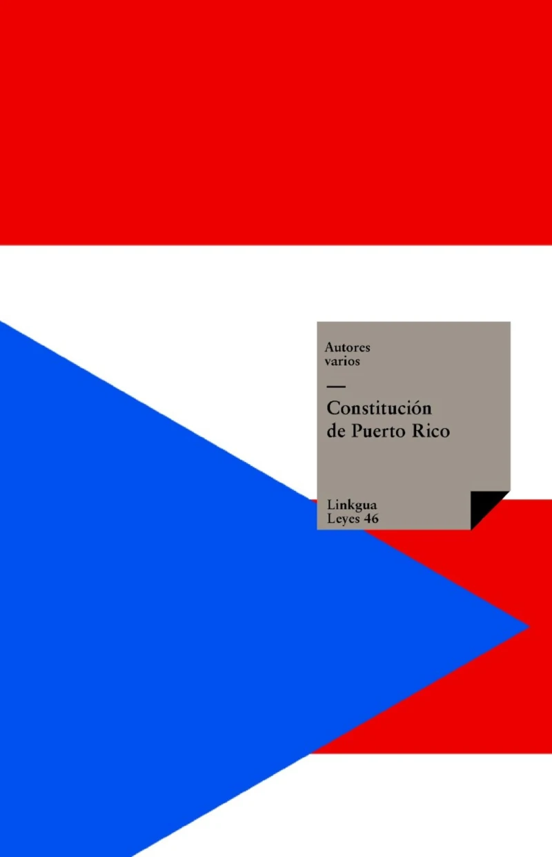 Portada: Constitución de Puerto Rico