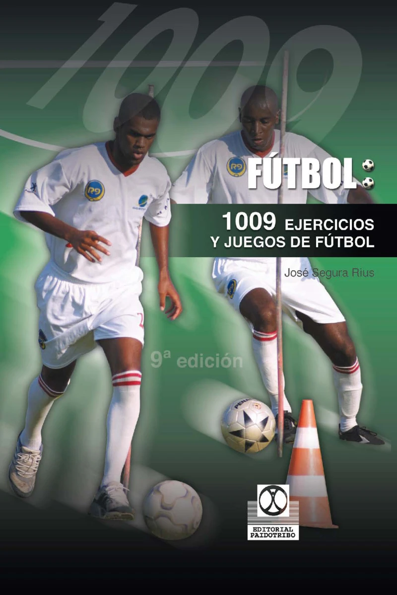 Portada: Mil 9 ejercicios y juegos de fútbol