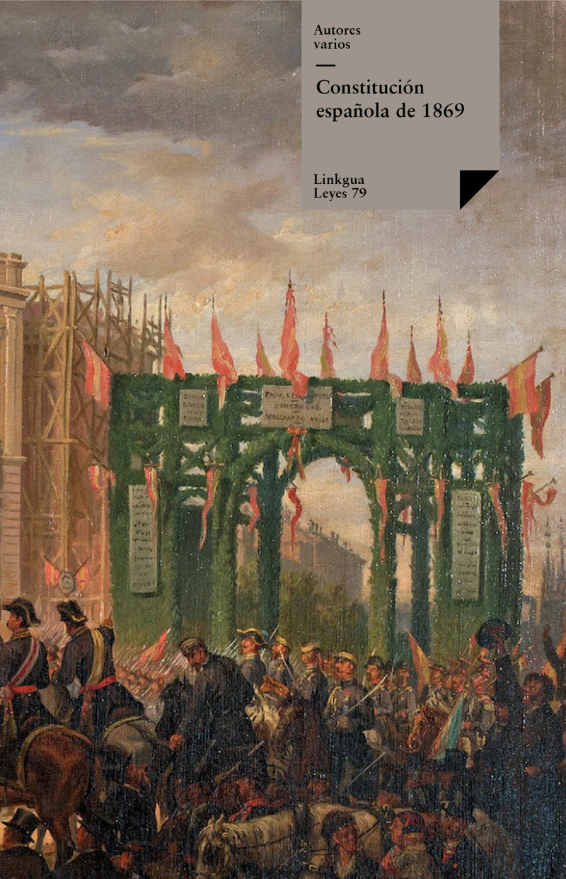 Portada: Constitución española de 1869