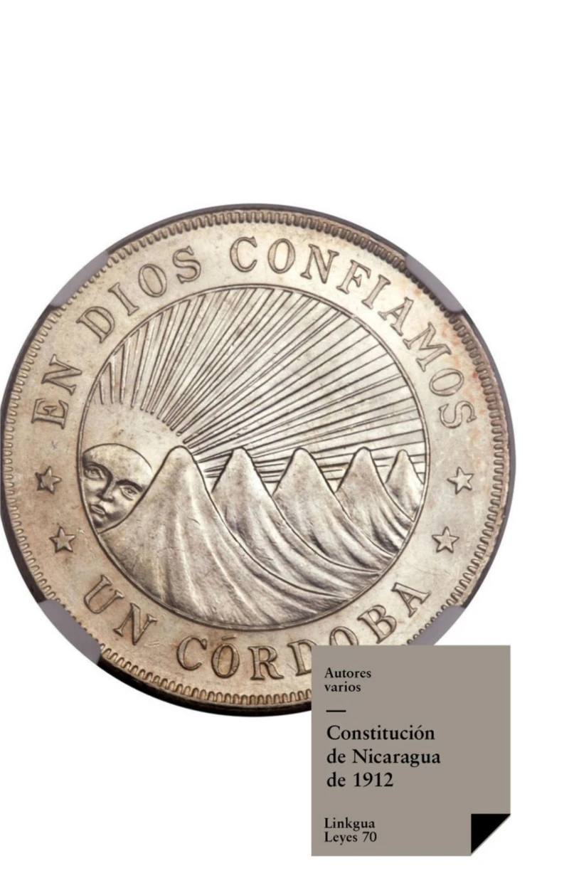 Portada: Constitución de Nicaragua de 1912