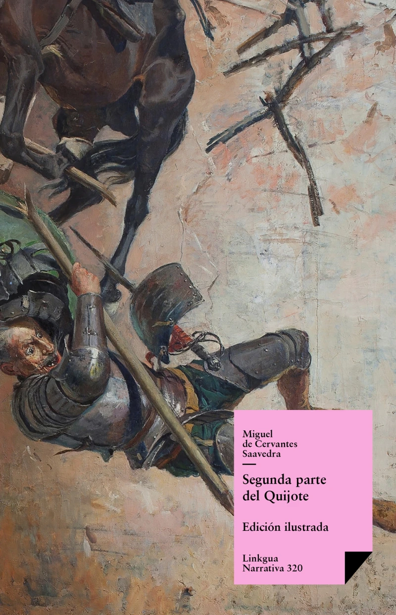 Portada: Don Quijote de la Mancha. Segunda parte