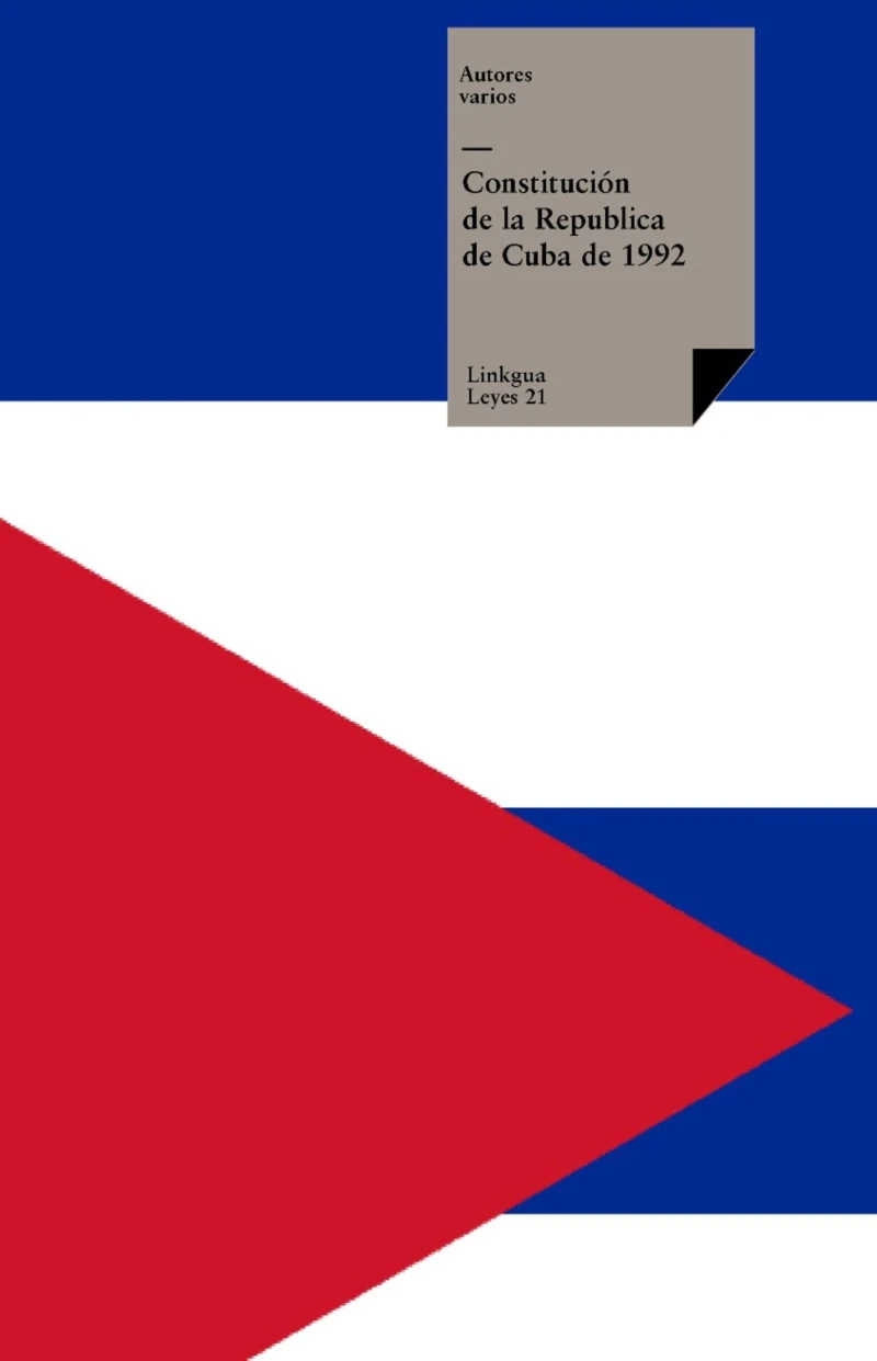 Portada: Constitución de la República de Cuba de 1992