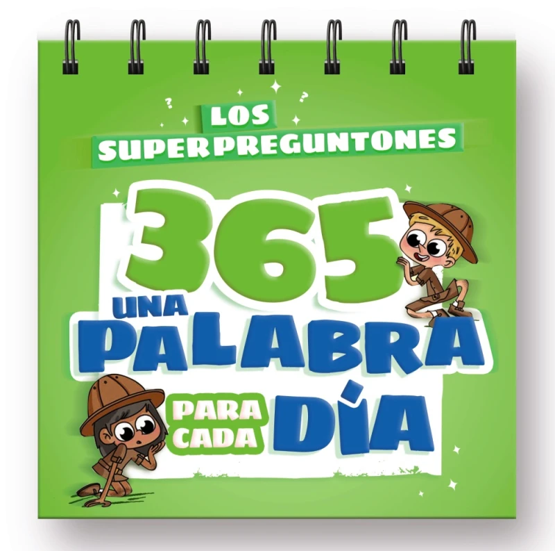 Portada: Los superpreguntones 365. Una palabra para cada día