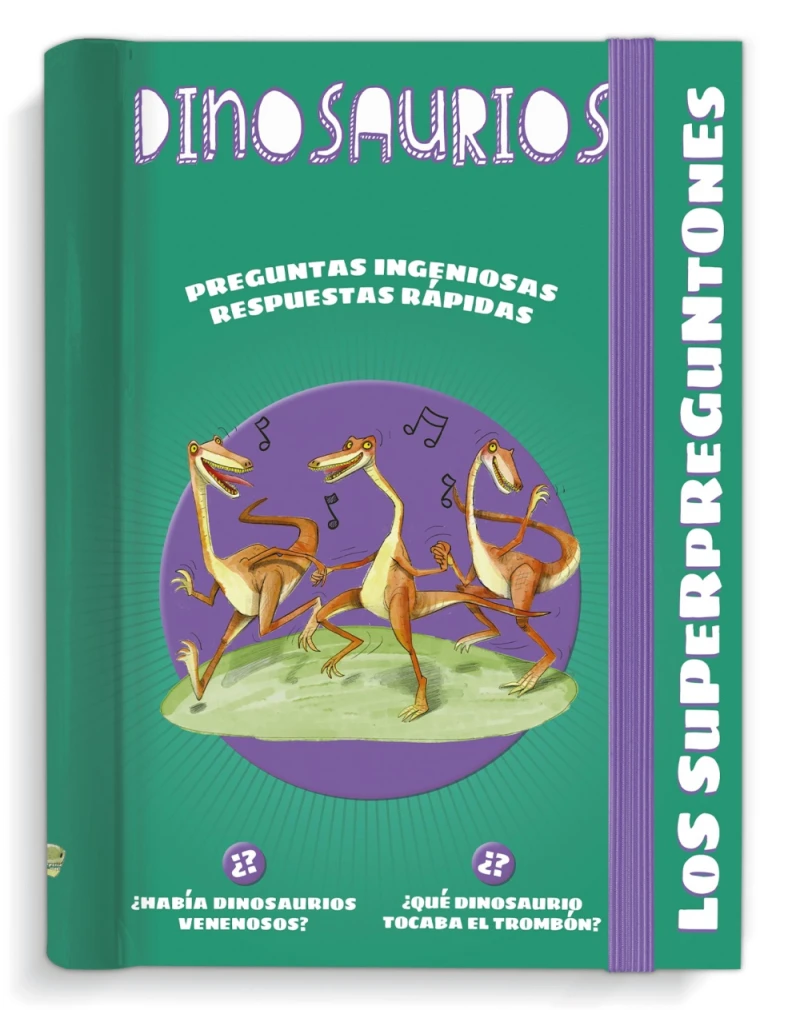 Portada: Los superpreguntones. Dinosaurios