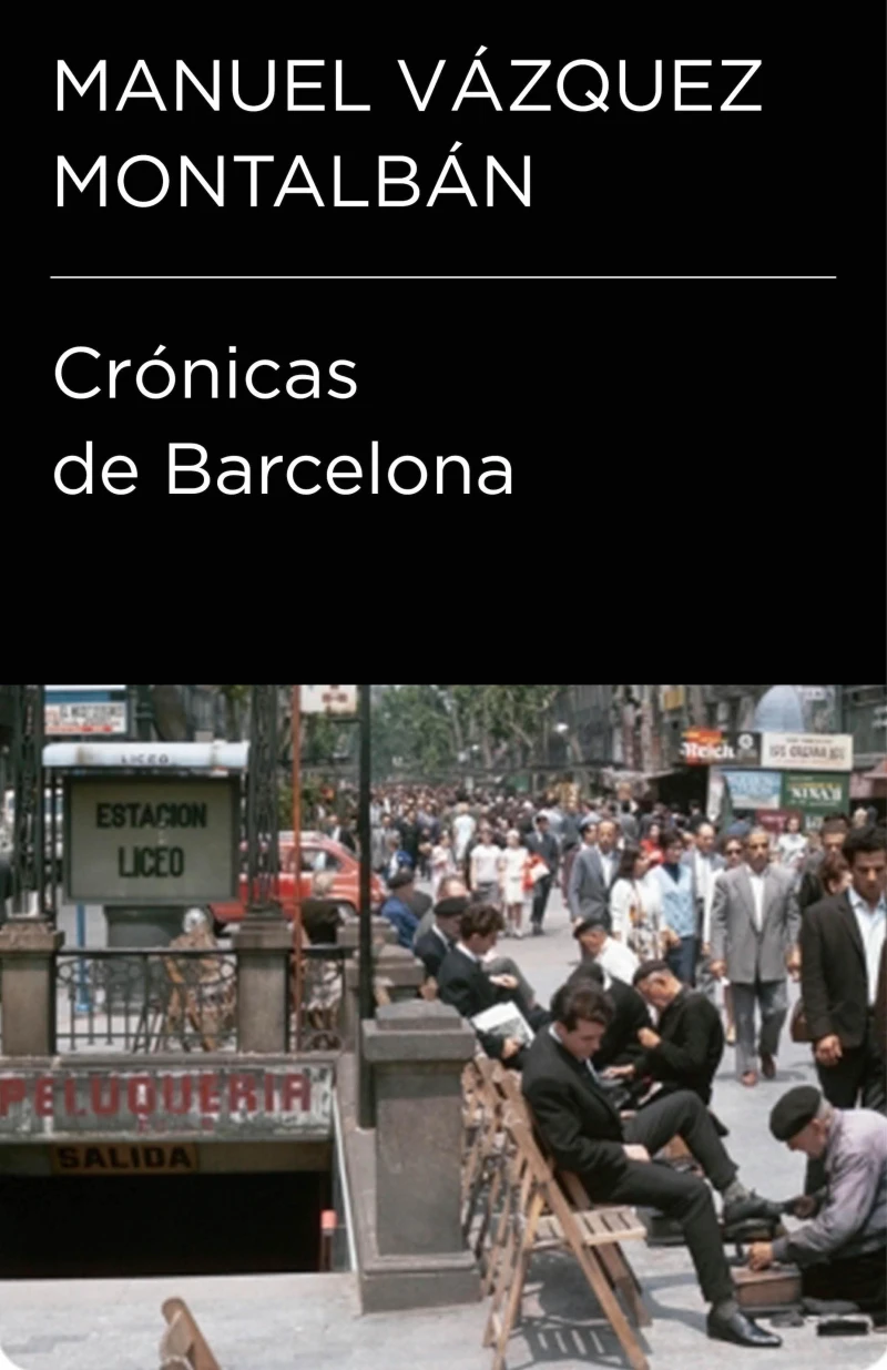 Portada: Crónicas de Barcelona (Colección Endebate)