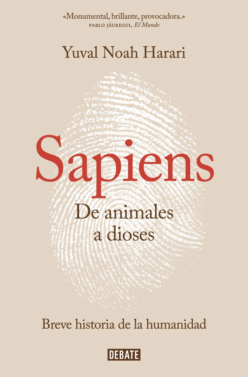 Portada: Sapiens. De animales a dioses