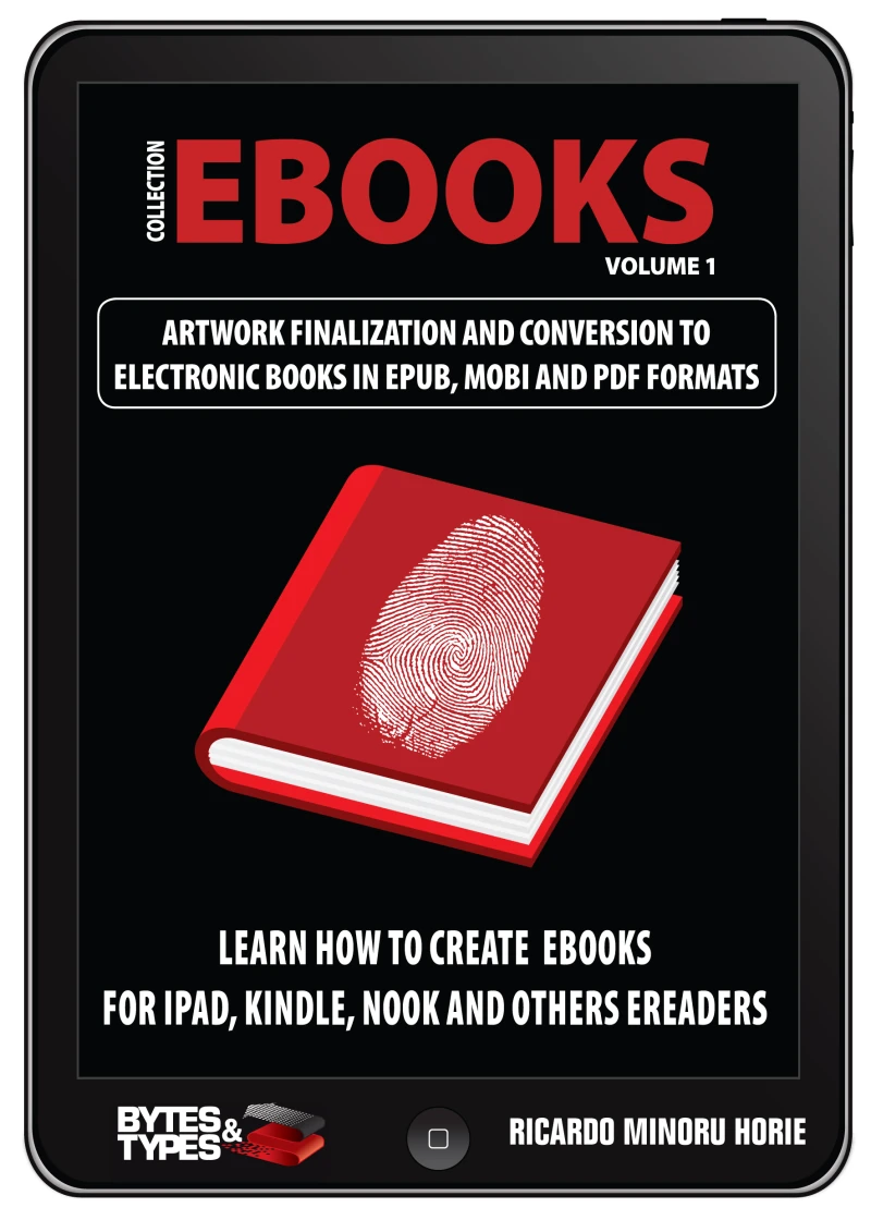 Portada: eBooks Collection - Artwork finalization and conversion to electronic books in ePub, Mobi and PDF
