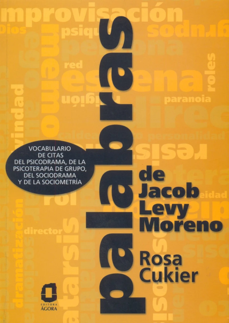 Portada: Palabras de Jacob Levy Moreno