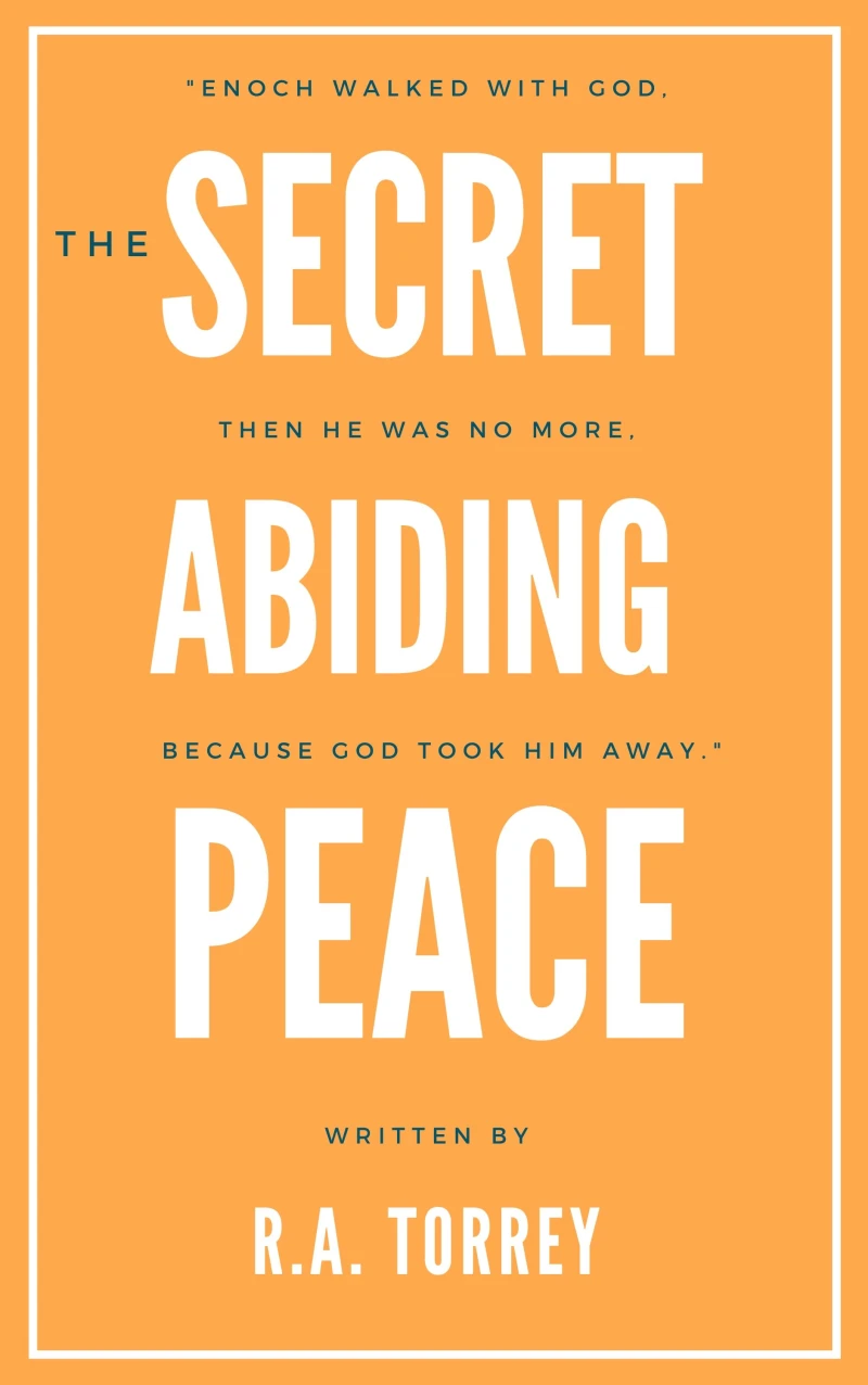 Portada: The Secret of Abiding Peace