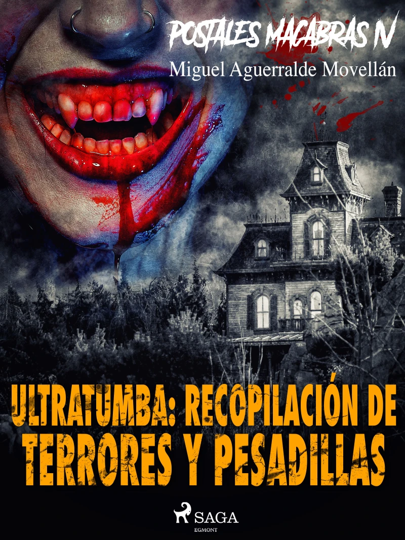 Portada: Postales macabras IV: Ultratumba: Recopilación de terrores y pesadillas