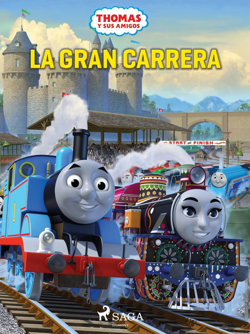 Portada: Thomas y sus amigos - La gran carrera