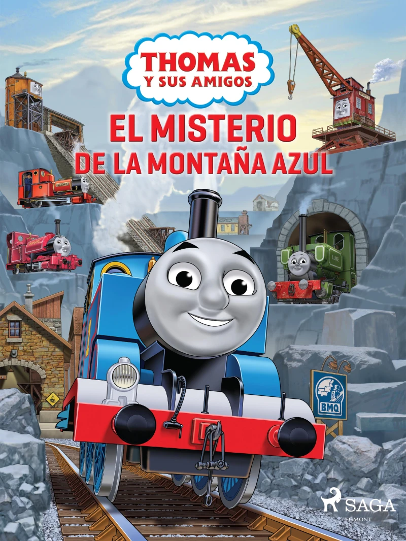 Portada: Thomas y sus amigos - El Misterio de la Montaña Azul