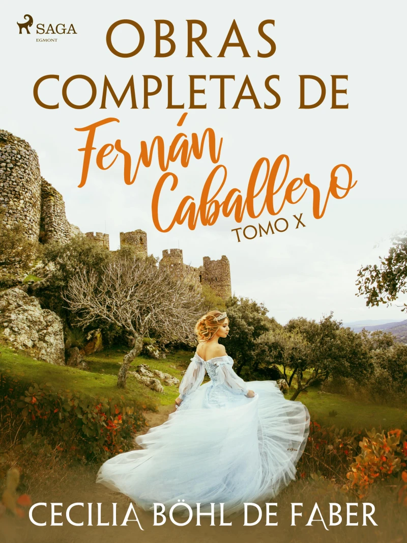 Portada: Obras completas de Fernán Caballero. Tomo X