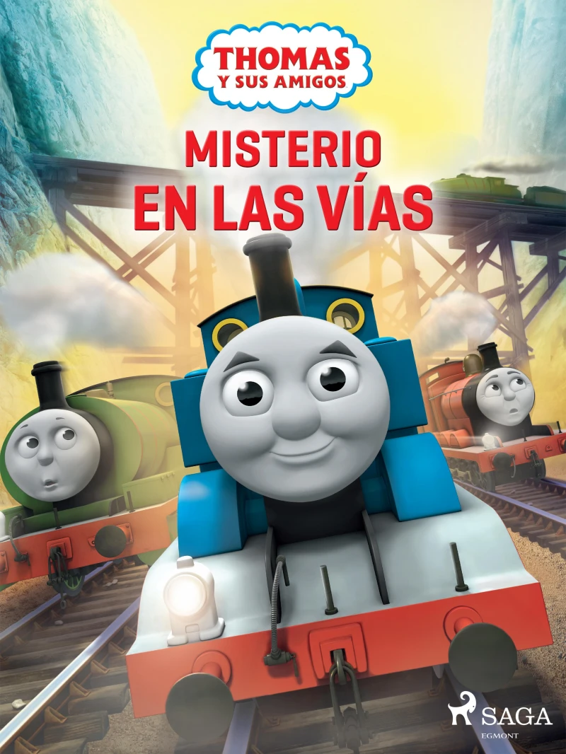 Portada: Thomas y sus amigos – Misterio en las vías