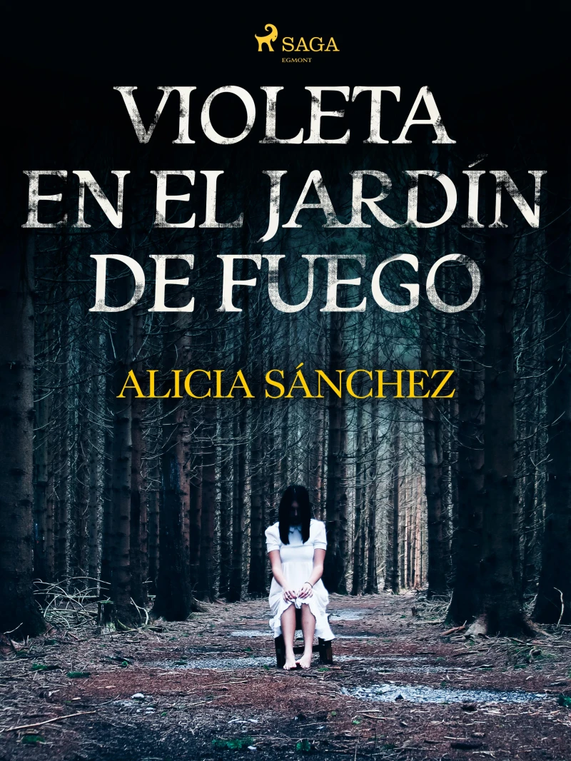 Portada: Violeta en el Jardín de Fuego