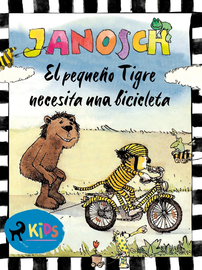 Portada: El pequeño Tigre necesita una bicicleta