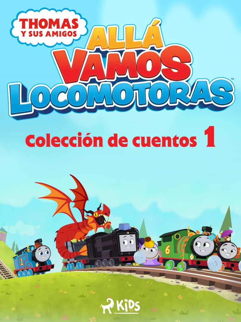 Portada: Thomas y sus amigos - Allá vamos locomotoras - Colección de cuentos 1