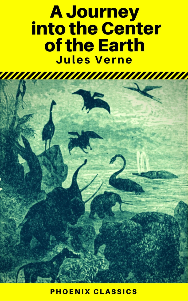 Portada: A Journey into the Center of the Earth (Annotated) (Phoenix Classics)