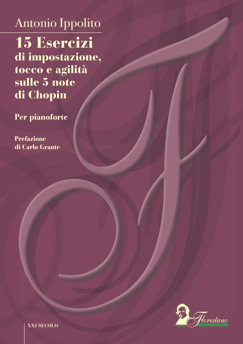 Portada: 15 Esercizi di impostazione, tocco e agilità sulle 5 note di Chopin