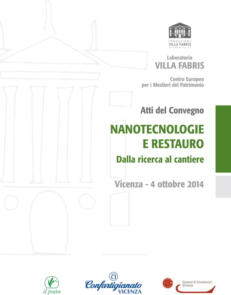 Portada: Nanotecnologie e restauro