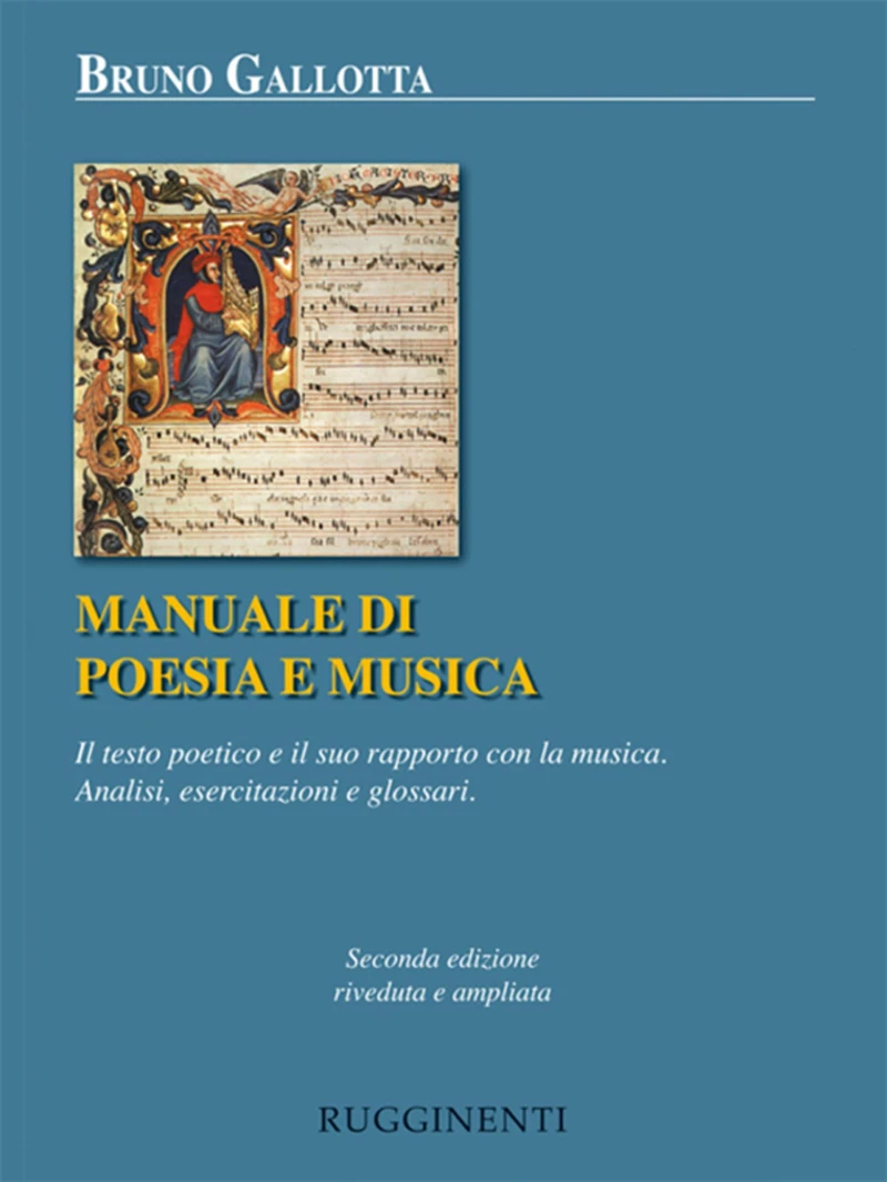 Portada: Manuale di poesia e musica