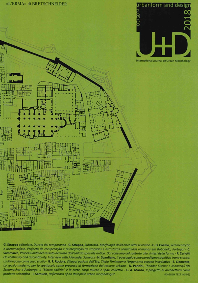 Portada: U+D urbanform and design, n. 09/10, 2018