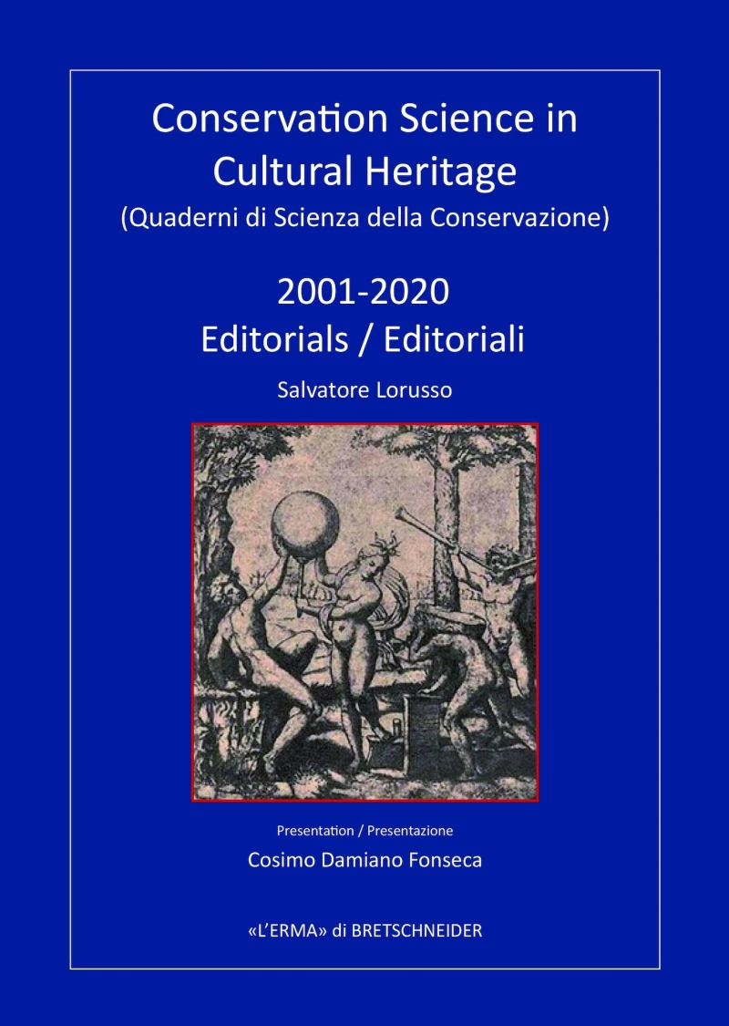 Portada: Conservation science in Cultural Heritage (Quaderni di Scienza della Conservazione)