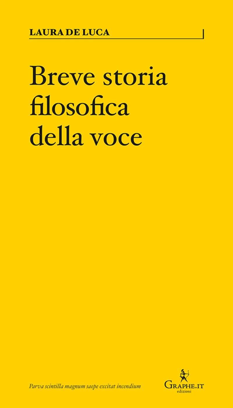 Portada: Breve storia filosofica della voce
