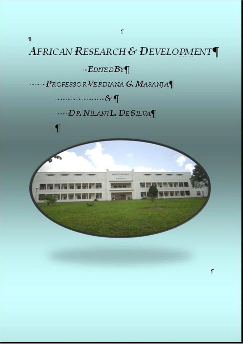 Portada: African Research & Development (R&D) Africa