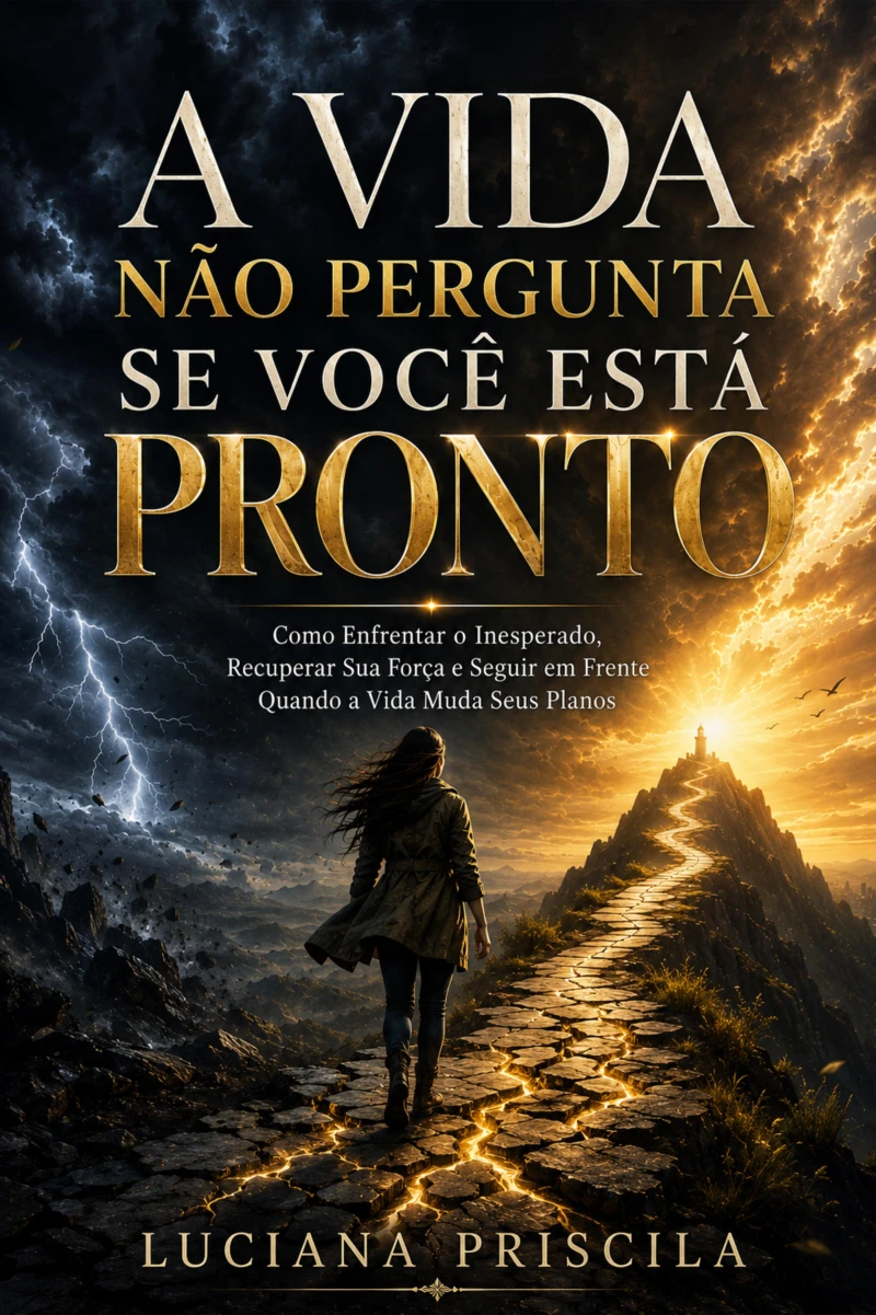 Portada: A Vida Não Pergunta Se Você Está Pronto