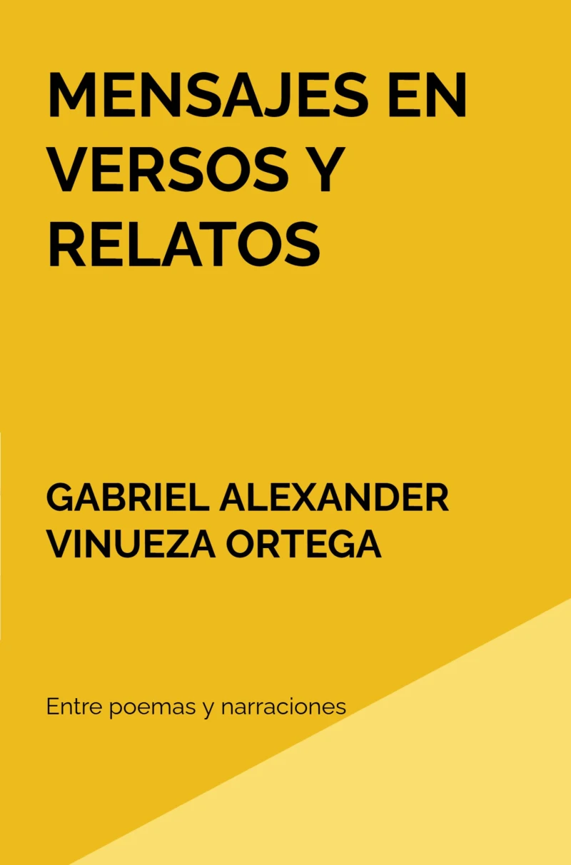Portada: Mensajes en versos y relatos