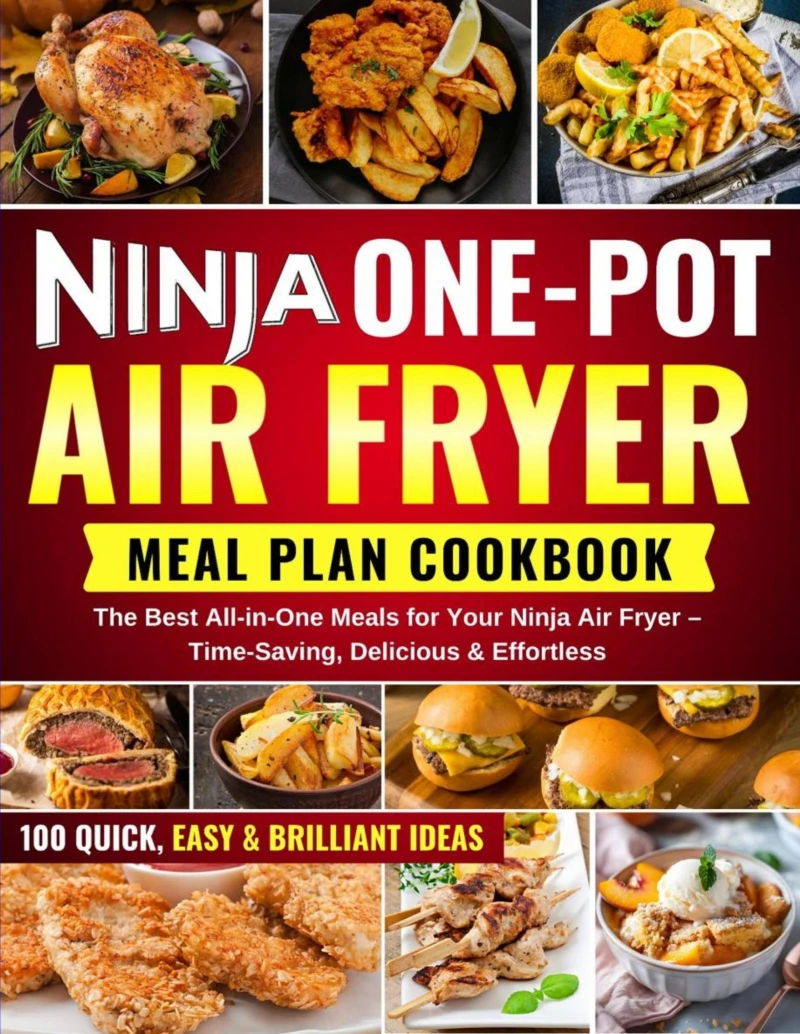 Portada: NINJA ONE POT AIR FRYER MEAL PLAN COOKBOOK