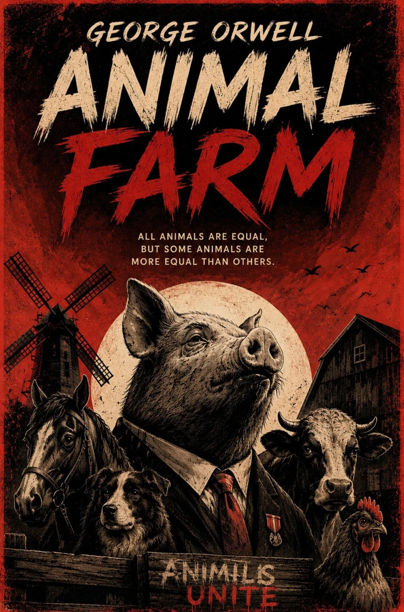 Portada: Animal Farm