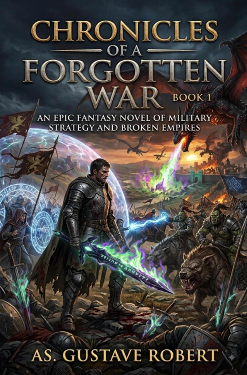Portada: Chronicles of a Forgotten War:An Epic Fantasy Novel of Military Strategy and Broken Empires(Book 1)