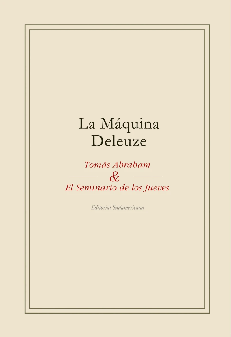 Portada: La máquina Deleuze